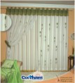 Cortinas Floral Corthan